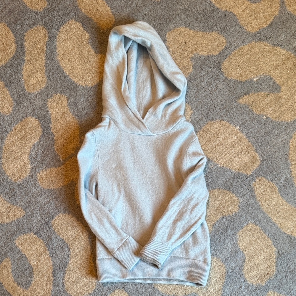 Light Blue Hooded Boy’s Cashmere Sweater